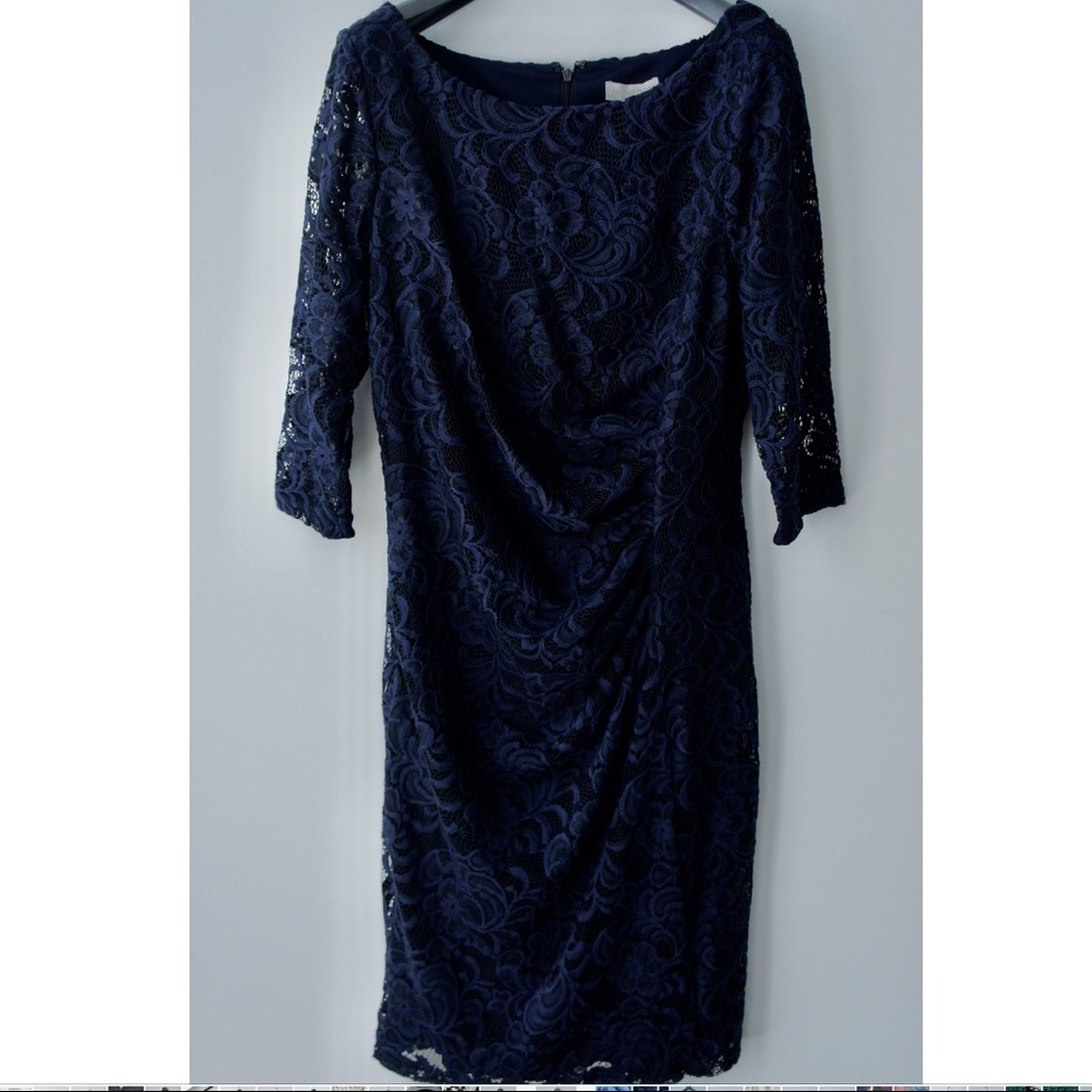 Lace midi dress